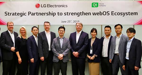Az LG kibővíti partneri kapcsolatát a Qt-vel a webOS-t futtató beágyazott rendszerek kapcsán