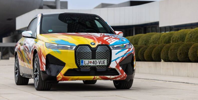 Bemutatták a BMW iX művészi átalakításáról szóló verseny győztes modelljét